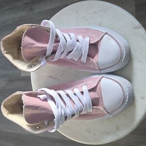 Airwalk Pink and White High-top Sneakers